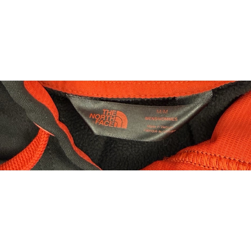 The North Face Black Red Logo Polyester‎ Hoodie Sweatshirt Men's medium. - Picture 4 of 7